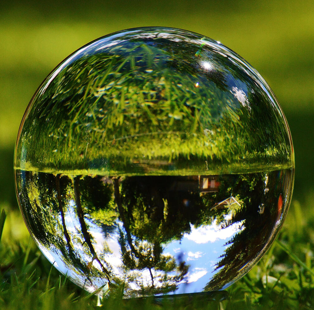 Clarity Audit Photo of a clear ball